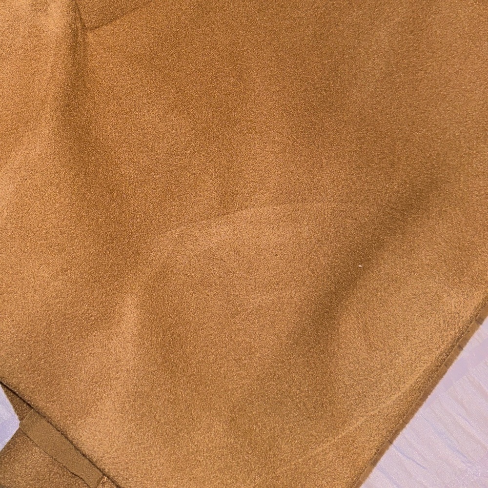 Tahari Camel Wrap Coat Jacket XS Belted Wide Collar - Picture 8 of 8